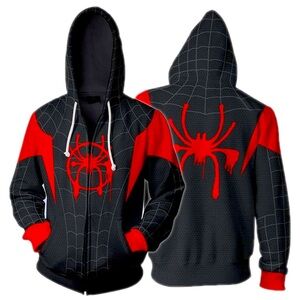 Spider-Man cardigan zip hoodie